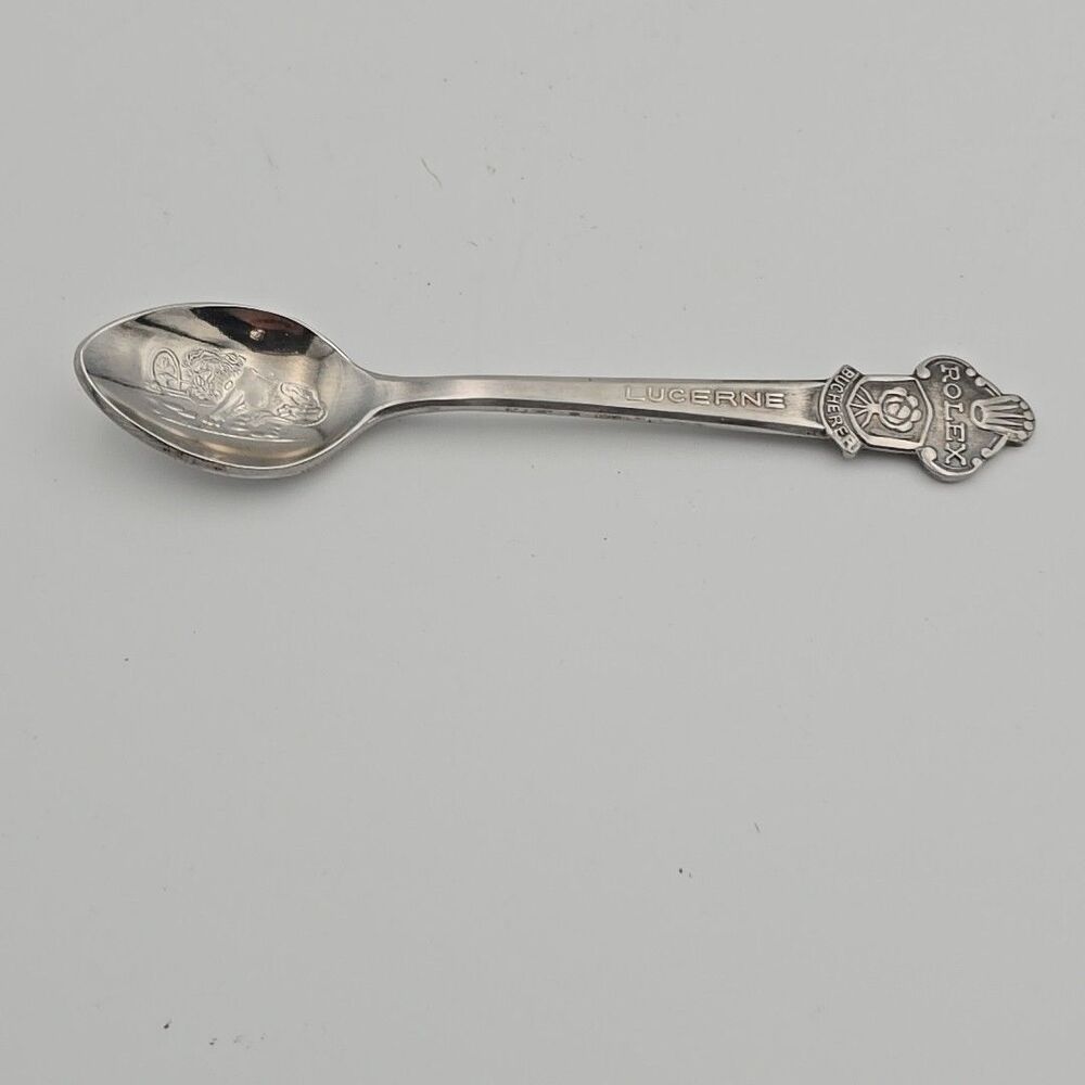 Vintage Rolex Bucherer Of Switzerland Lugano Silver Spoon